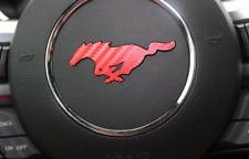 S550 Mustang 2015-2023 GT/V6/Ecoboost Wheel Decal (RED CARBON) picture