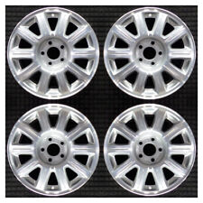 Set 1999 2000 2001 2002 Lincoln Continental OEM Machined Silver Wheels Rims 3309 picture