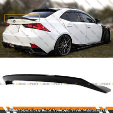 AR STYLE HIGH KICK GLOSS BLACK TRUNK SPOILER FOR 14-2020 LEXUS IS300 IS350 IS200 picture
