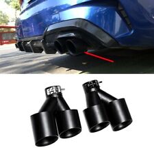 Tip Exit Exhaust Pipe Nozzle Y Shape Decoration 2X For BMW 3 series G20/G28 picture