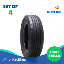 Set of (4) Used 225/65R17 Goodyear Reliant All-season 102H - 9/32 picture