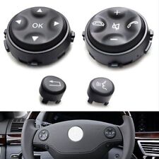 Black Steering Wheel Switch Button Kit for Mercedes W221 S550 S63 CL550 07-10 picture