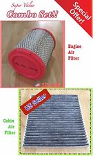 2pc SET CARBON Cabin+Engine Air Filter For JEEP COMPASS PATRIOT DODGE CALIBER   picture