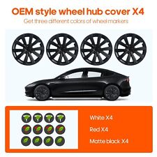 Hubcaps 18 Inch 4PCS for Tesla Model 3 sword shadow model Hubcaps All-New picture