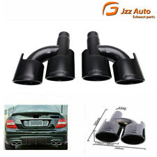 Left Right Dual Exhaust Tips AMG For C250 C300 Mercedes Benz W204 W211 C-Class picture