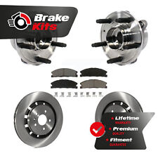 Front Hub Bearing Assembly Brake Rotor And Pad Kit For 2013-2019 Ford Taurus SHO picture