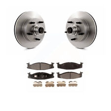 Front Disc Rotors & Semi-Metallic Brake Pads for Ford E-150 Econoline Club Wagon picture
