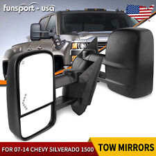 Power Heated Tow Mirrors for 2007-2013 Chevy Silverado GMC Sierra Arrow Light picture