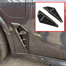 For BMW X5 X5M G05 2019-2021 Side Fender Air Vents Outlet Cover ABS Carbon Fiber picture