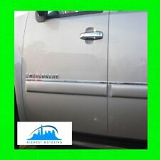 2007-2014 CHEVY CHEVROLET AVALANCHE CHROME SIDE DOOR TRIM MOLDINGS 4PC W/WRNTY picture