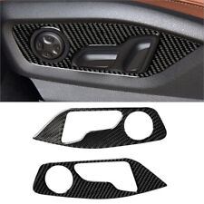 Carbon Fiber Interior Seat Console Switch Panel Cover Trim For Audi Q7 SQ7(4M) picture