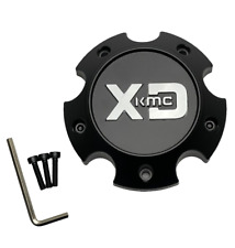 KMC XD Series Satin Black Wheel Center Cap W/Screws 1079L145ASB1-H42 picture
