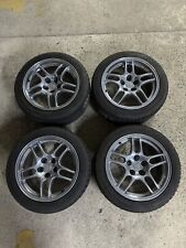 NISSAN R33 GTR genuine aluminum wheels 17, 9J +30 5x114.3 With Tires picture
