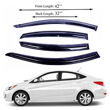 Fits for Hyundai Accent 12-17 Side Vent Window Visor Sun Rain Deflector Guard picture