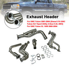 NEW 1× Exhaust Header Kit For GMC Yukon XL 1500 & Chevy Suburban 1500 / Tahoe US picture