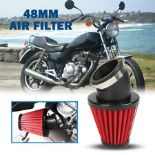48mm Motorcycle Red 45 Degree Air Filter Cleaner For Yamaha DT250 XS250 XT500 picture