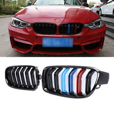 M-Color Kidney Grille Grill For BMW  F30 F31 320i 328i 335i  12-18 Gloss Black picture