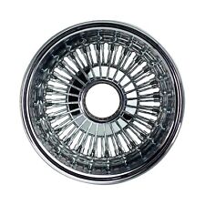 13x7 Reverse 72 Spoke SS Straight Lace Lowrider Wire Wheel | Single Wheel Only picture