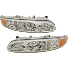 Headlight Set For 99-2004 Oldsmobile Alero Left and Right With Bulb 2Pc picture