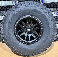 5) Jeep Gladiator JT 17x9 Dirty Life Canyon Black Wheels 37