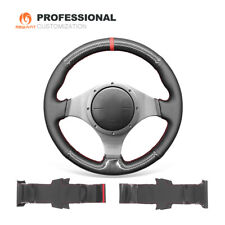 PU Carbon Fiber Leather Steering Wheel Cover for Mitsubishi Lancer EVO IX 8 VIII picture