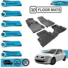 3D Molded Interior Car Floor Mat for Renault Megane 2 2004-2008 (Black) picture