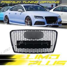 RS7 Style Honeycomb Front Black Grill for Audi A7 S7 2012-2015 No Camera picture