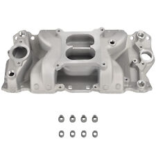 Aluminum Air Gap Intake Manifold for SBC Small Block Chevy 350 400 1955-1995 picture