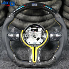 LED Performance Carbon Fiber Steering Wheel For BMW F10 F11 F01 F02 M3 M4 M5 picture