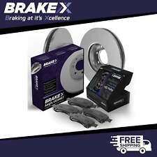 Rear Coated Brake Rotors and Ceramic Pads Kit For 2003 Protege picture