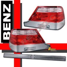97 98 99 Mercedes Benz S Class W140 S320 S430 S500 S600 Red Clear Tail Lights  picture