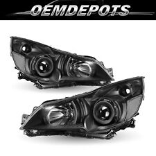 Black Projector Headlights Headlamps Sets For 2010-2014 Subaru Outback Legacy picture