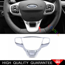 For Ford Escape Kuga 2020-2021 Matte Silver Steering Wheel Strip Cover Trim 1PCS picture