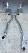 1968-72 CHEVY CHEVELLE BEAUMONT MALIBU327 350 396 427 454 DUAL EXHAUST STAINLESS picture