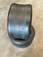 2 New Tires 11 6.00 5 OTR Smooth 4 ply TUBELESS 11x6.00-5 go Kart 11x6-5 picture