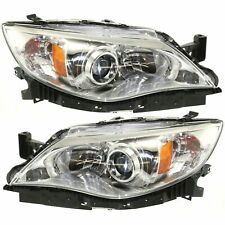 FIT FOR SB IMPREZA / OUTBACK 2008 2009 2010 2011 HEADLIGHTS CHROME RIGHT & LEFT  picture