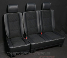 OEM Mercedes W463 G63 AMG Back Seat Bench Rear Seat Leather Alcantara Black picture