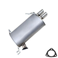 Stainless Steel Exhaust Rear Muffler fits: 2007-2013 Mitsubishi Outlander 3.0L picture