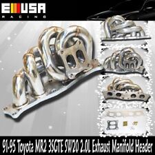 SS Equal Length Exhaust Manifold Header for 91-95 Toyota MR2 3SGTE Rev 1-2 2.0L picture