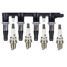 Ignition Coil + 4x Spark Plug for 2011-2015 Chevrolet Cruze Sonic 1.8L 55561655 picture