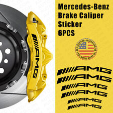 AMG Edition Car Wheels Brake Caliper Sticker Decal Logo Decoration Sport Black picture