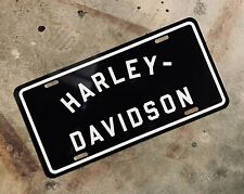 Harley Davidson Vintage Racing Style License Plate Road Glide Dyna Outlaw picture