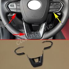 Carbon Fiber Steering Wheel Cover Trim For Lexus NX 250 350 350h 450h+ 2022-2023 picture