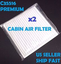 x2 C35516 CABIN AIR FILTER for MPV Galant Legacy Outback FJCrusier CF9846A 24875 picture