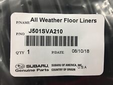2015-2021 Subaru All Weather Floor Mats WRX STI J501SVA210 OEM Genuine 4 SET New picture