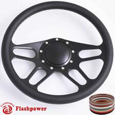 14'' Billet Steering Wheels Half Wrap GM Fury Belvedere GTO with Horn Button picture