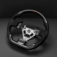 Real carbon fiber Flat Customized Sport Universal Steering Wheel For 2003-08 G35 picture