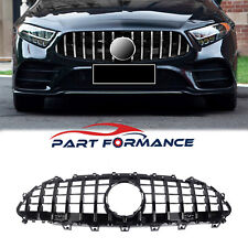 GT-R Front Grille For Mercedes Benz W257 C257 CLS-CLASS 2019-22 ALL Black picture