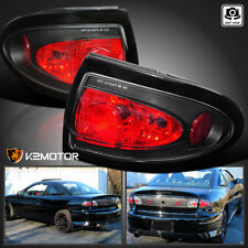 Black Fits 2003-2005 Chevy Cavalier Rear Brake Tail Lights Lamps Left+Right picture