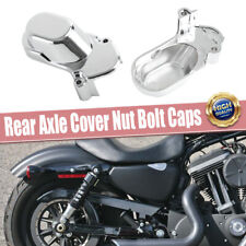 2x Rear Wheel Axle Kit Cover Chrome Fits For Harley Sportster 1200 883 2005-2022 picture